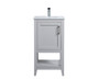 18 Inch Single Bathroom Vanity In Grey "VF16018GR"