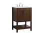 24 Inch Single Bathroom Vanity In Espresso "VF16024EX"