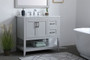 36 Inch Single Bathroom Vanity In Grey "VF16036GR"