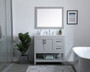 36 Inch Single Bathroom Vanity In Grey "VF16036GR"