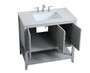 36 Inch Single Bathroom Vanity In Grey "VF16036GR"