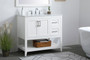 36 Inch Single Bathroom Vanity In White "VF16036WH"