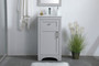 18 Inch Single Bathroom Vanity In Grey "VF17018GR"