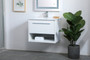 24 Inch Single Bathroom Floating Vanity In White "VF43024WH"