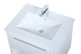 24 Inch Single Bathroom Floating Vanity In White "VF43024WH"