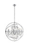 Cordelia 8 Light Chrome Crystal Pendant "LD8801D32C"