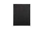 Metal Windowpane Mirror 28 Inch X 36 Inch In Black "MR622836BK"