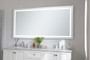 Hardwired Led Mirror W36 X H72 Dimmable 5000K "MRE73672"