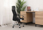 Script Mesh Office Chair In Black "CH1001BK"