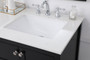 60 Inch Single Bathroom Vanity In Black "VF16460DBK"