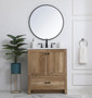 30 Inch Single Bathroom Vanity In Natural Oak "VF2830NT"