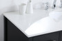 48 Inch Single Bathroom Vanity In Black "VF18848BK"
