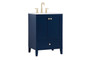 24 Inch Single Bathroom Vanity In Blue "VF18024BL"