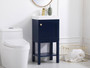 17.5 Inch Bathroom Vanity In Blue "VF2518BL"
