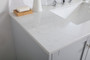 42 Inch Single Bathroom Vanity In Grey With Backsplash "VF18042GR-BS"