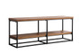 80 Inch Industrial Tv Stand In Walnut "AF110380WT"