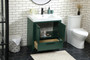 30 Inch Single Bathroom Vanity In Green "VF46030MGN"