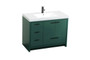 42 Inch Single Bathroom Vanity In Green "VF46042MGN"