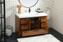 48 Inch Single Bathroom Vanity In Teak "VF46048MTK"