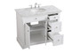 42 Inch Single Bathroom Vanity In White "VF53042WH"