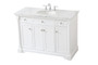 48 Inch Single Bathroom Vanity In White "VF53048WH"