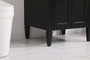 24 Inch Single Bathroom Vanity In Black "VF12524BK"