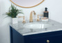 24 Inch Single Bathroom Vanity In Blue "VF27024BL"
