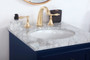 19 Inch Single Bathroom Vanity In Blue "VF15019BL"