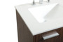 24 Inch Bathroom Vanity In Walnut "VF47024MWT"