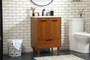 24 Inch Bathroom Vanity In Teak "VF47024MTK"