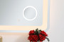 Lux 24In X 40In Hardwired Led Mirror With Magnifier And Color Changing Temperature 3000K/4200K/6000K "MRE52440"