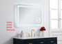 Lux 27In X 40In Hardwired Led Mirror With Magnifier And Color Changing Temperature 3000K/4200K/6000K "MRE52740"