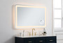 Lux 30In X 48In Hardwired Led Mirror With Magnifier And Color Changing Temperature 3000K/4200K/6000K "MRE53048"