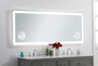 Lux 30In X 72In Hardwired Led Mirror With Magnifier And Color Changing Temperature 3000K/4200K/6000K "MRE53072"
