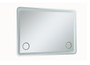 Lux 42In X 60In Hardwired Led Mirror With Magnifier And Color Changing Temperature 3000K/4200K/6000K "MRE54260"