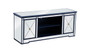 Modern 60 In. Mirrored Tv Stand In Blue "MF60160BL"