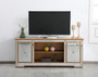 Modern 60 In. Mirrored Tv Stand In Antique Gold "MF60160G"