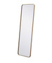 Soft Corner Metal Rectangular Mirror 18X60 Inch In Brass "MR801860BR"