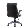 "RTA-4902-BK" Techni Mobili Medium Back Manager Chair With Flip-Up Arms Black