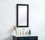Aqua Vanity Mirror 18X32 Inch In Black "VM21832BK"