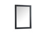 Aqua Vanity Mirror 24X32 Inch In Black "VM22432BK"
