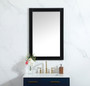 Aqua Vanity Mirror 24X36 Inch In Black "VM22436BK"