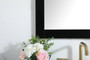 Aqua Vanity Mirror 24X36 Inch In Black "VM22436BK"