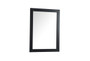 Aqua Vanity Mirror 27X36 Inch In Black "VM22736BK"