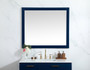 Aqua Vanity Mirror 42X36 Inch In Blue "VM24236BL"