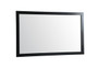 Aqua Vanity Mirror 60X36 Inch In Black "VM26036BK"