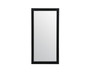 Aqua Vanity Mirror 72X36 Inch In Black "VM27236BK"