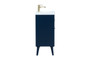 18 Inch Bathroom Vanity In Blue "VF41018MBL"