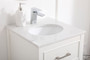 18 Inch Single Bathroom Vanity In White "VF19018WH"