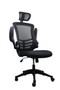 "RTA-80X5-BK" Techni Mobili Executive High Back Chair With Headrest